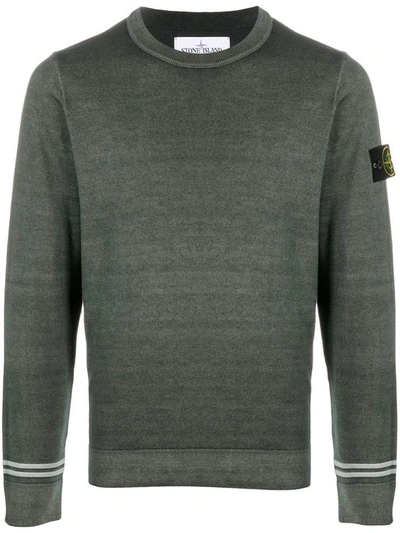 Shop Stone Island Sweaters In Verde