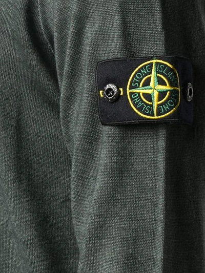 Shop Stone Island Sweaters In Verde