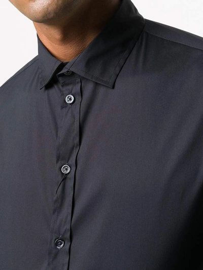 Shop Emporio Armani Shirts In Blu