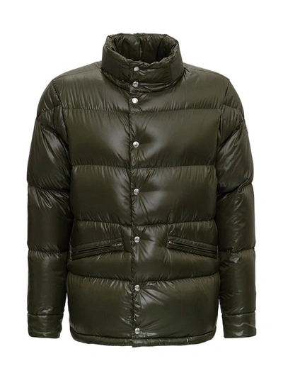 Shop Moncler Rateau Down Jacket In Green
