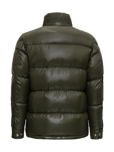Shop Moncler Rateau Down Jacket In Green