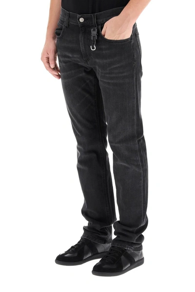 Shop Alyx 1017  9sm Jeans With Buckle In Black