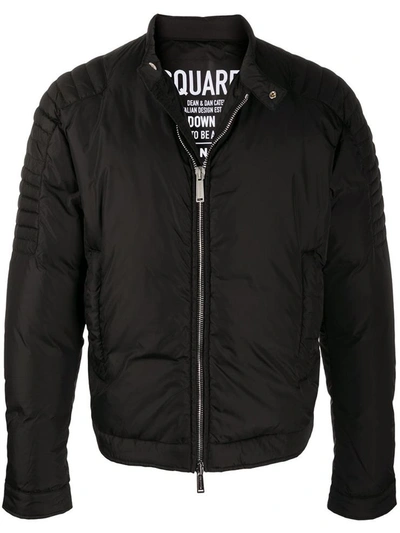 Shop Dsquared2 Coats In Nero