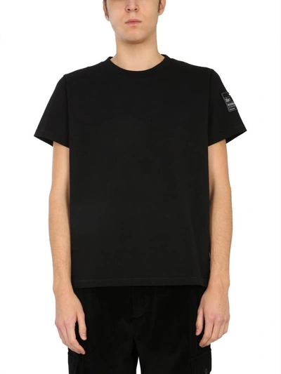 Shop Helmut Lang Regular Fit T-shirt In Black