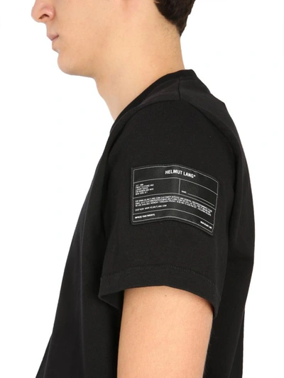 Shop Helmut Lang Regular Fit T-shirt In Black