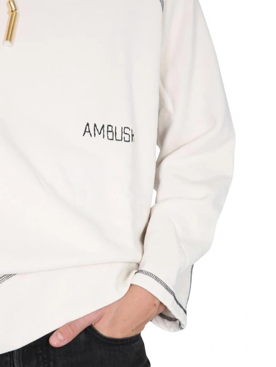 Shop Ambush Hoodie In White