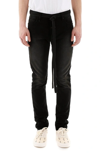 Shop Fear Of God Sixth Collection Jeans In Black