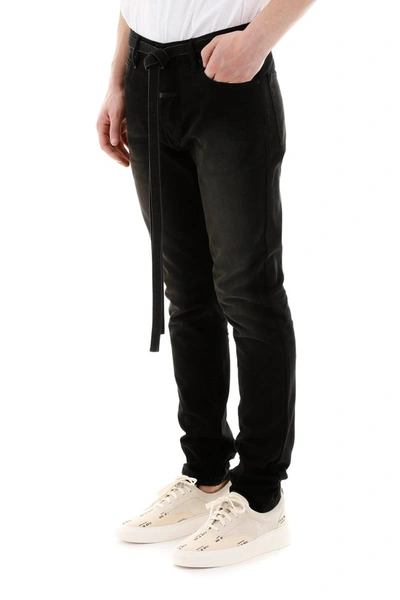 Shop Fear Of God Sixth Collection Jeans In Black