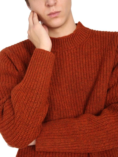 Shop Ymc You Must Create Crew Neck Sweater In Brown