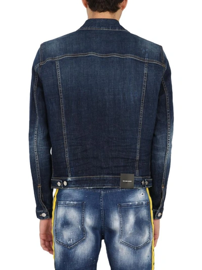 Shop Dsquared2 Denim Jacket In Blue