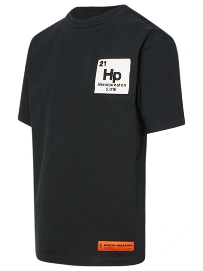 Shop Heron Preston Black Os Herons Halo T-shirt