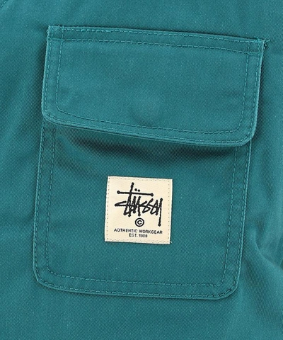 Shop Stussy "insulated Work" Vest In Green