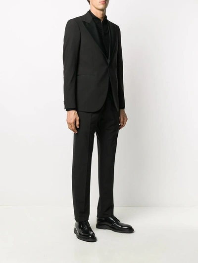 Shop Emporio Armani Suit Black