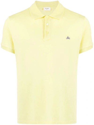 Shop Celine Céline T-shirts And Polos In Giallo