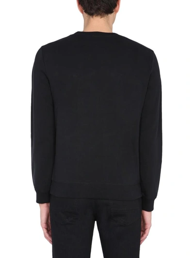 Shop Apc Crew Neck Sweatshirt In Black