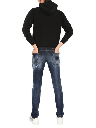 Shop Dsquared2 "cool Guy" Jeans In Blue