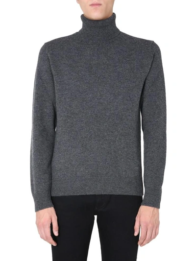 Shop Dolce & Gabbana Turtleneck Sweater In Grey