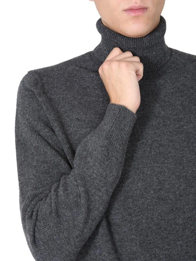 Shop Dolce & Gabbana Turtleneck Sweater In Grey