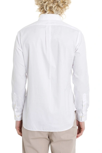 Shop Polo Ralph Lauren Embroiderd Logo Shirt In White