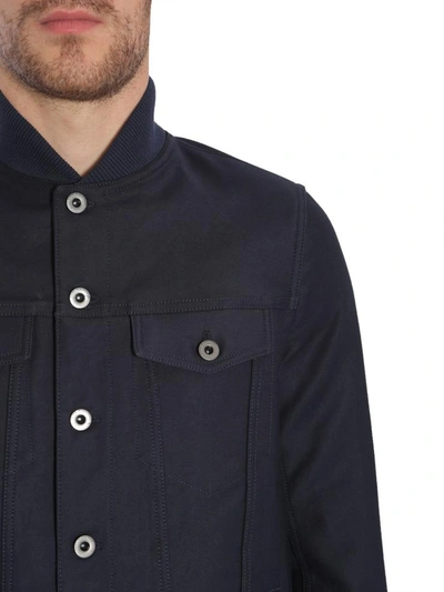 Shop Diesel Black Gold "johraly" Safari Jacket In Blue