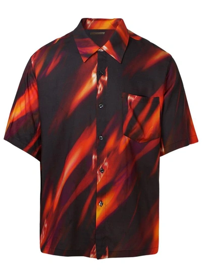 Shop Aries Multicolor Fyre Hawai Shirt