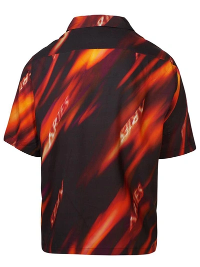 Shop Aries Multicolor Fyre Hawai Shirt