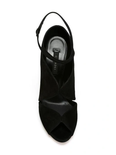 Shop Casadei Cut-out Stiletto Heel Sandals