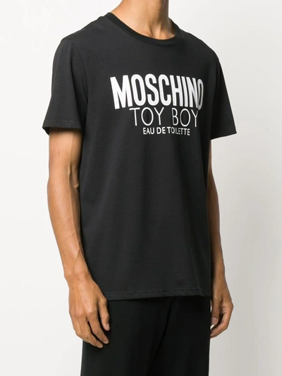 Shop Moschino T-shirts And Polos In Nero