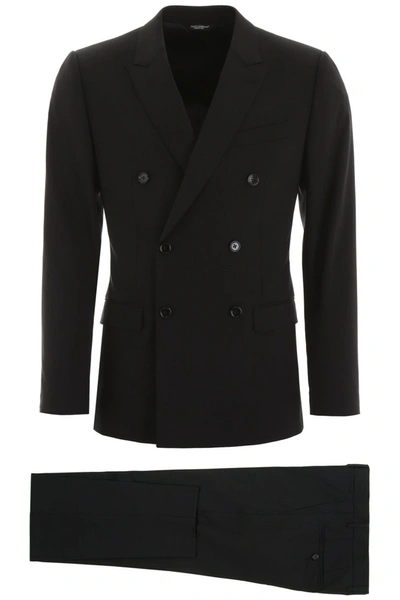 Shop Dolce & Gabbana Martini Suit In Nero