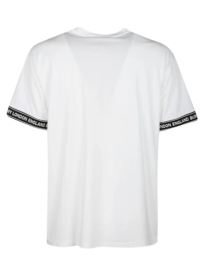 Shop Burberry T-shirts And Polos White