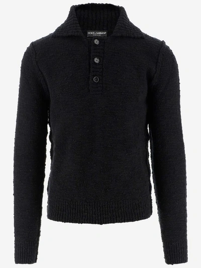 Shop Dolce & Gabbana Sweaters In Nero