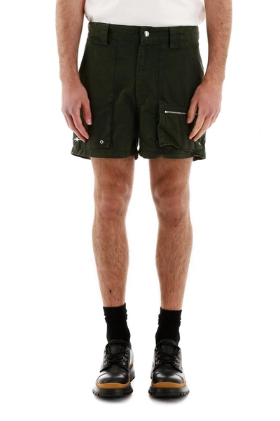 Shop Phipps Holocene Cargo Bermudas In Ranger Green