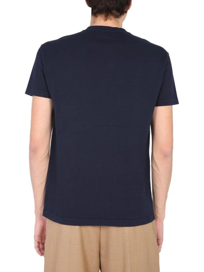 Shop Vivienne Westwood Crew Neck T-shirt In Blue