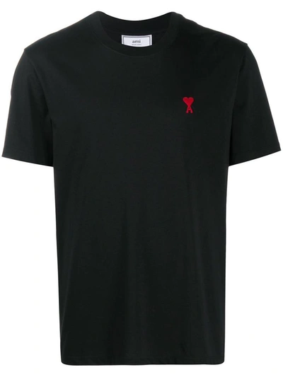 Shop Ami Alexandre Mattiussi Ami Paris T-shirts And Polos In Nero