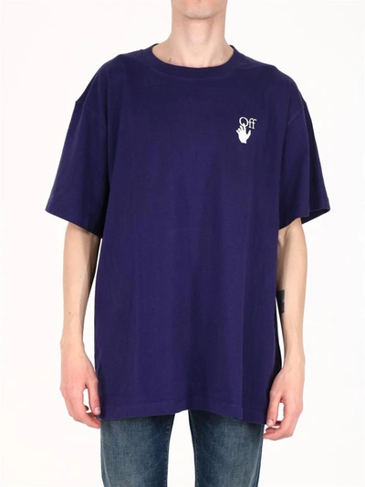 Shop Off-white Arrow T-shirt Purple In Fuxia