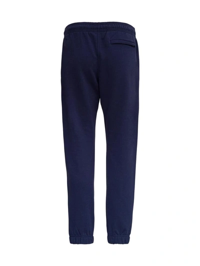 Shop Kenzo Blue Cotton Jogger With Tiger Patch