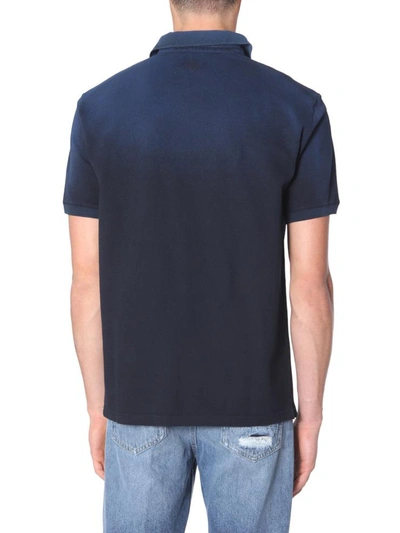 Shop Golden Goose Mitch Polo In Blue