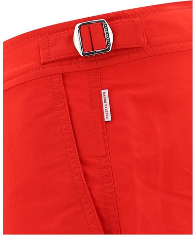 Shop Orlebar Brown "bulldog" Swimsuit In Red