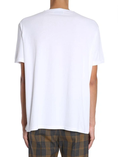 Shop Vivienne Westwood Round Collar T-shirt In White