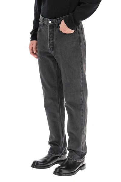 Shop Ambush Regular Fit Denim Jeans In Black
