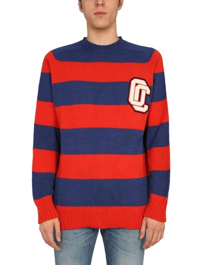 Shop Opening Ceremony Crew Neck Sweater In Red