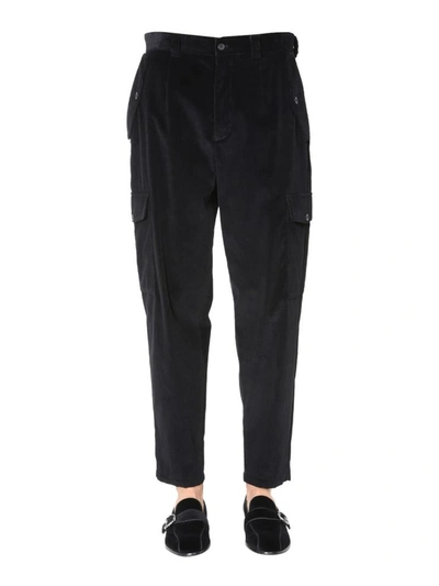 Shop Dolce & Gabbana Cargo Pants In Black