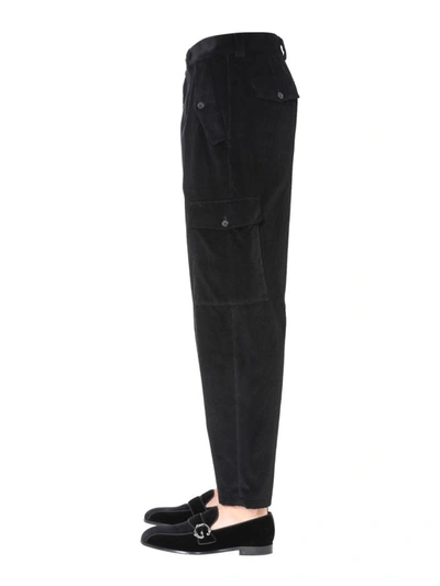 Shop Dolce & Gabbana Cargo Pants In Black