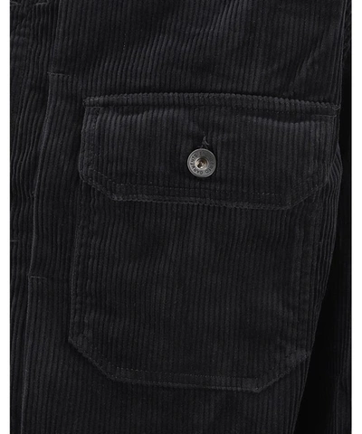 Shop Engineered Garments "trucker" Corduroy Jacket In Black  