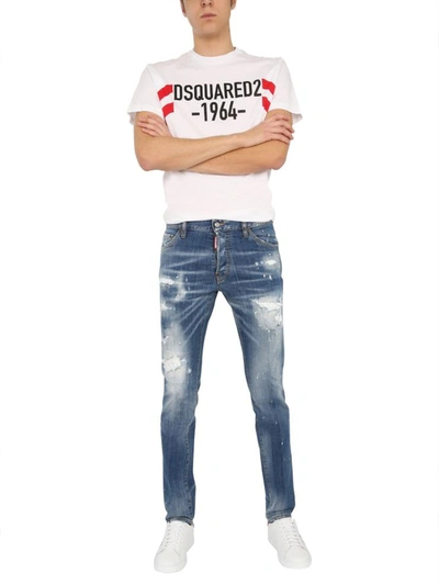 Shop Dsquared2 Crew Neck T-shirt In White