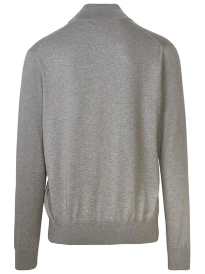 Shop Polo Ralph Lauren Grey Sweater With Zipper