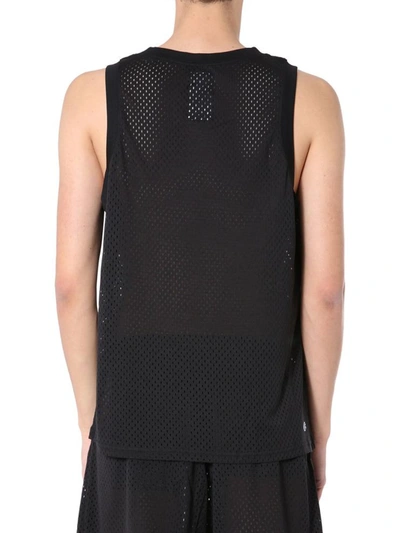 Shop Rick Owens Tank With Logo In Black