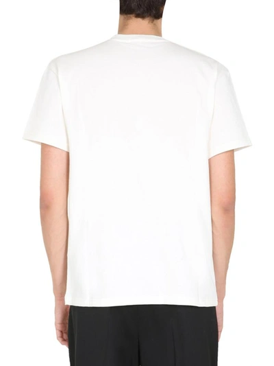 Shop Jw Anderson Round Neck T-shirt In White