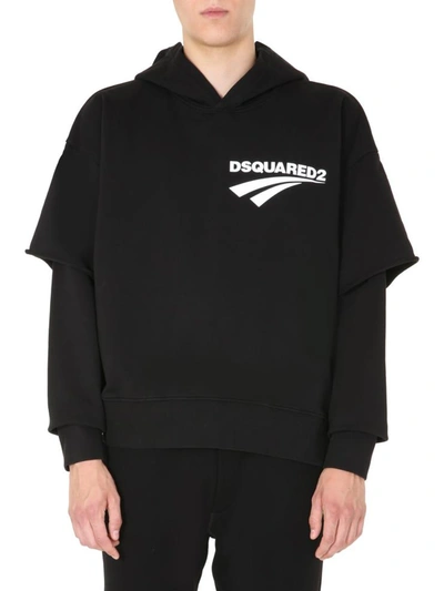 Shop Dsquared2 Adriana Fit Sweatshirt In Black