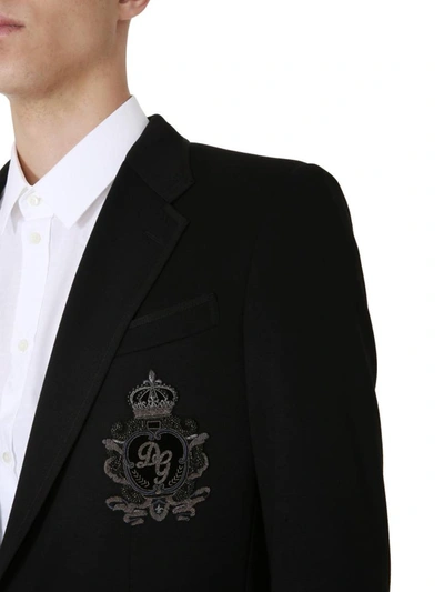 Shop Dolce & Gabbana Single-breasted Jacket In Black